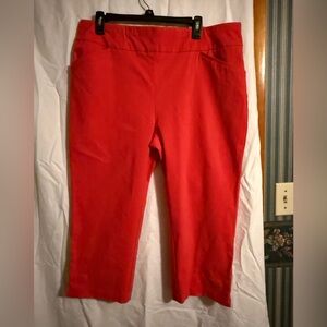 Chico's Perfect Stretch Red Pants